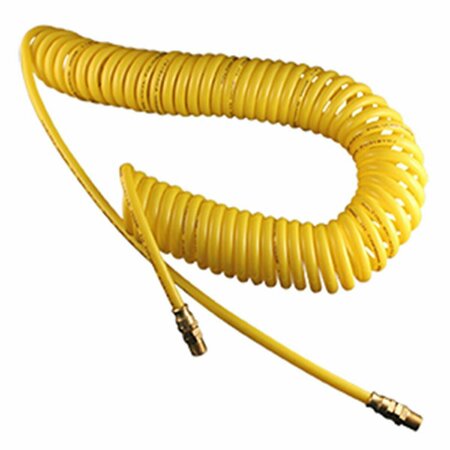 HOMEPAGE 0.37 in. x 20 ft. & 0.25 in. NPT Polyurethane Re-Koil Air Hose HO3590856